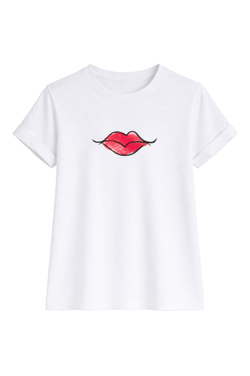 Lisa Todd - Kiss & Make Up Tee - White