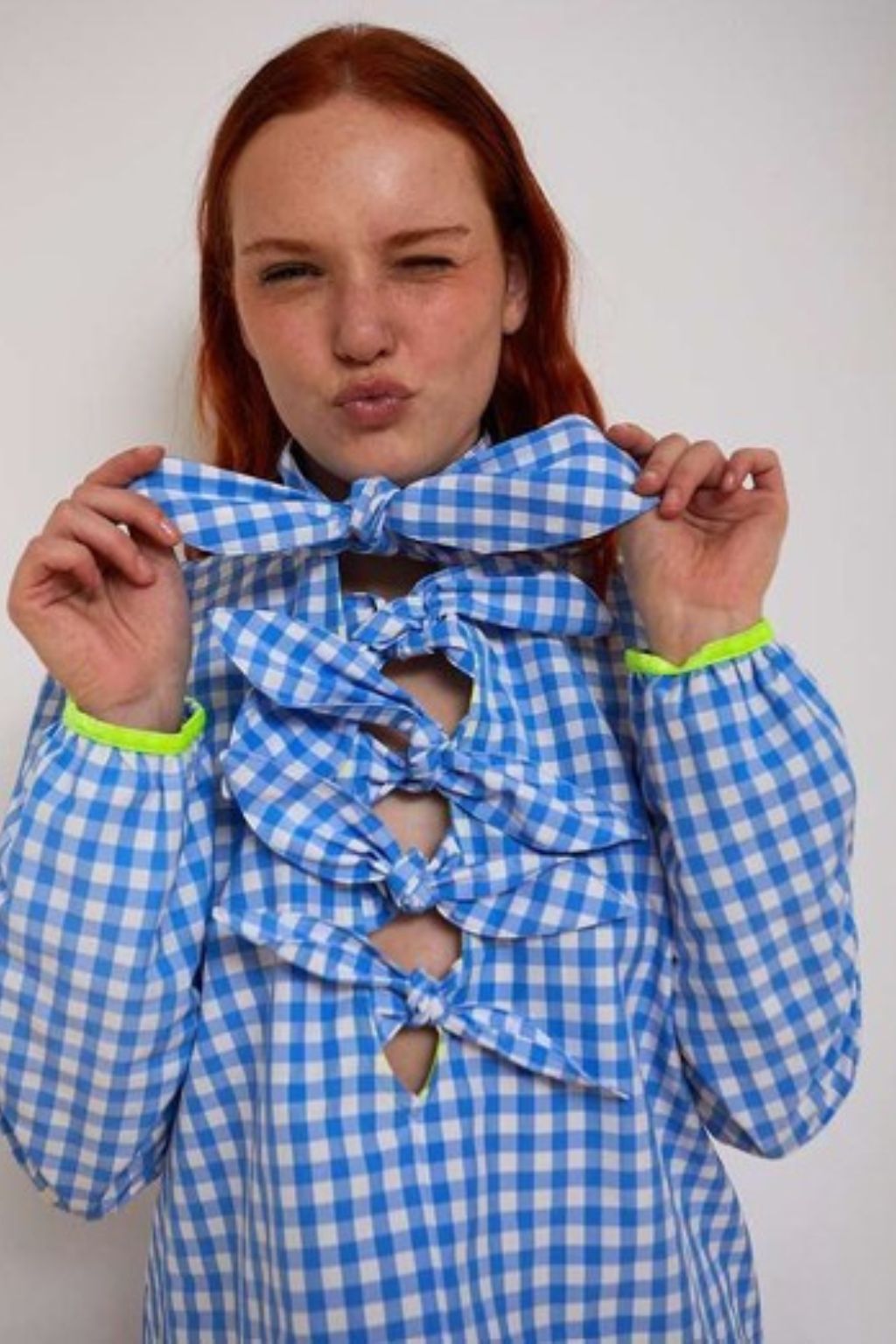 Dr Bloom - Memory Tie Front Top