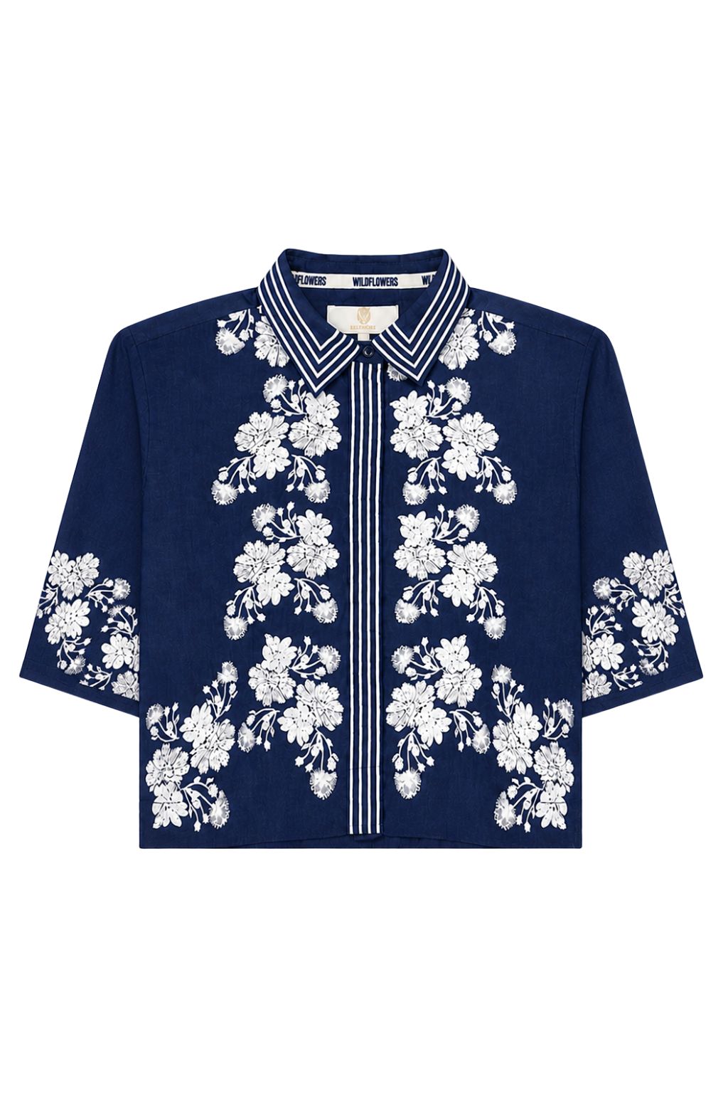 Las Surenas - Shirt Wild Flower - Blue