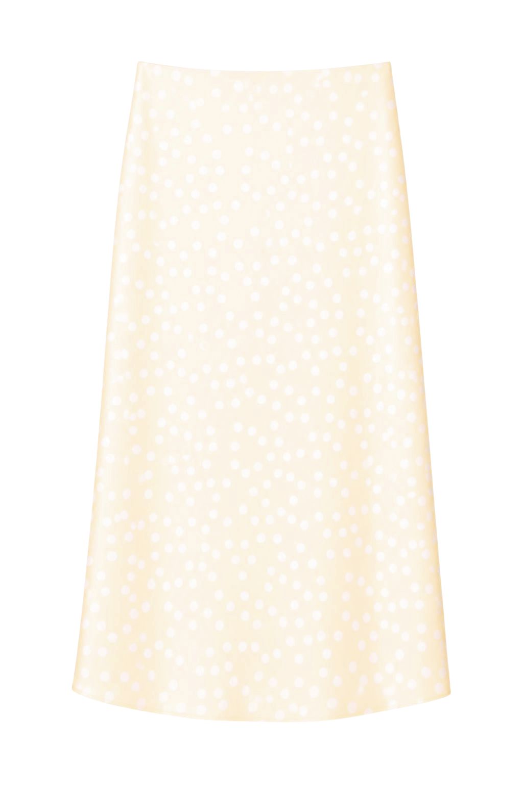 Olive and Bette's - Satin Polka Dot Midi Skirt