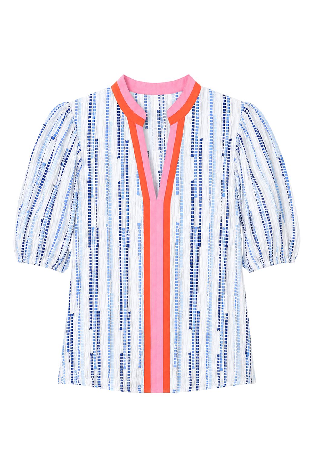 Olive and Bette's - Striped V Neck Top