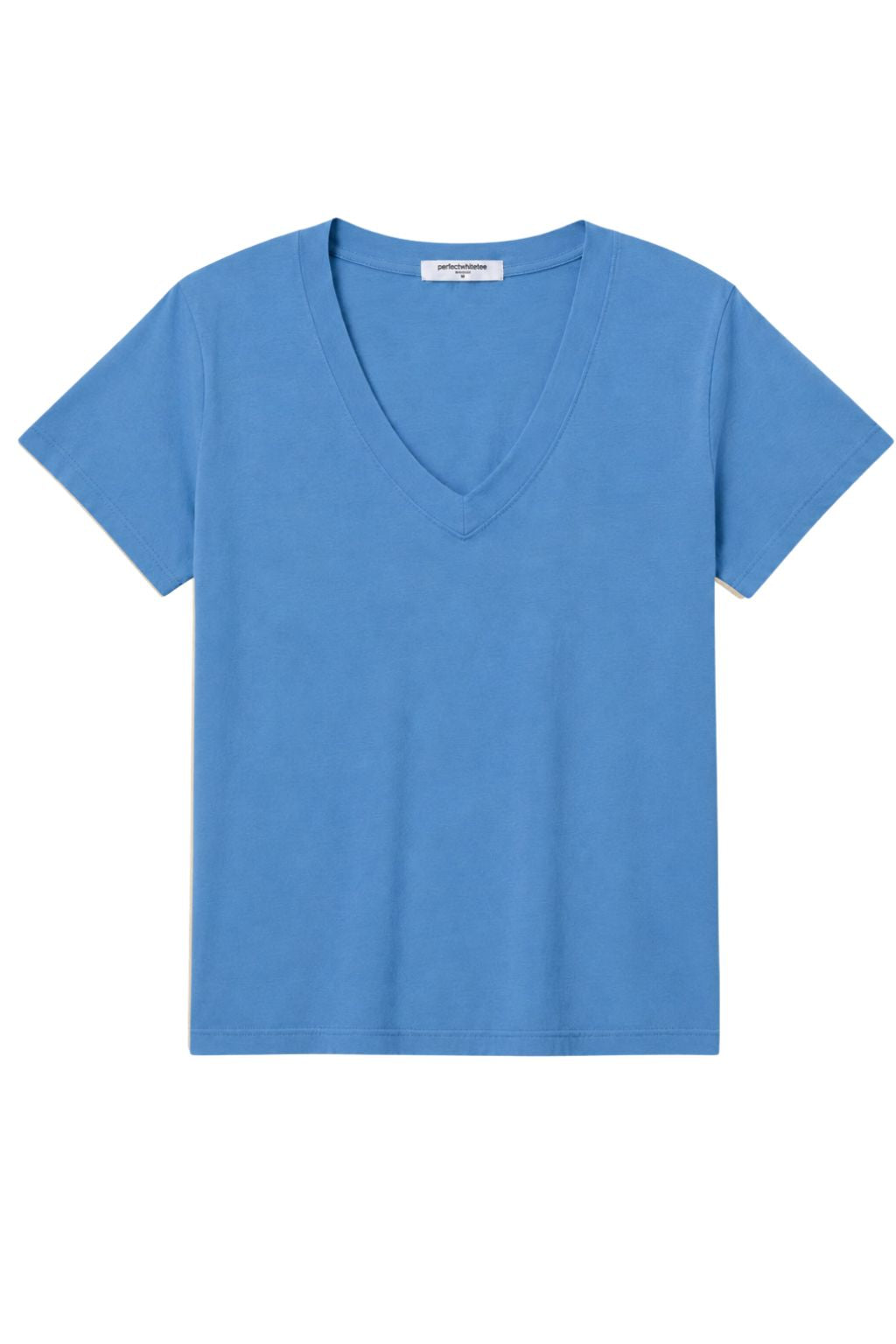 Perfect White Tee - Hendrix - Pacific Blue