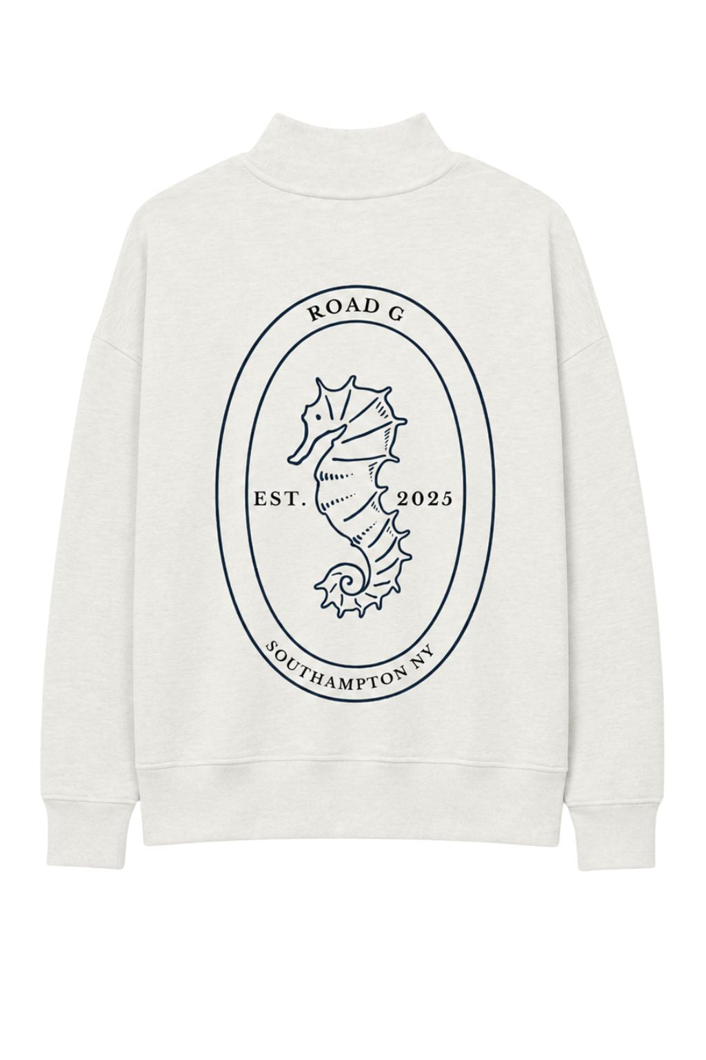 Road G - Seahorse Logo Mock Neck Sweatshirt