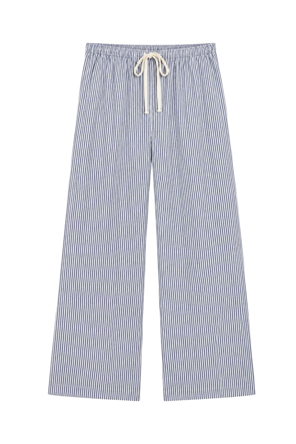 Road G - Drawstring Waist Striped Pants