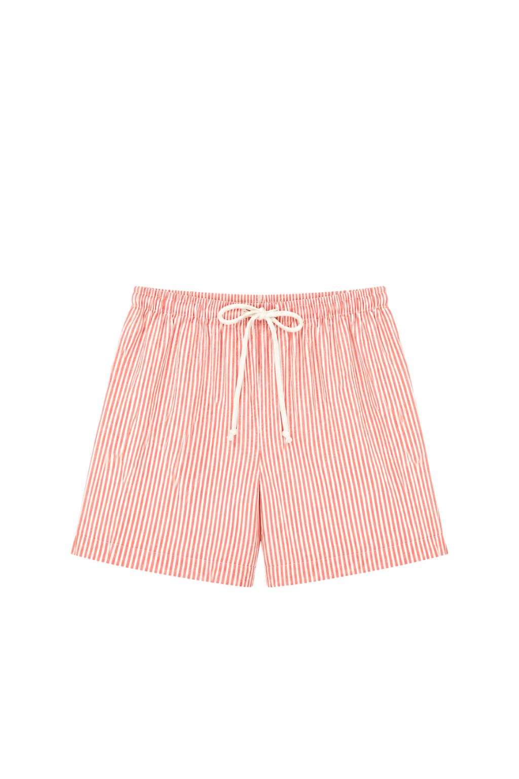 Road G - Casual Striped Drawstring Shorts