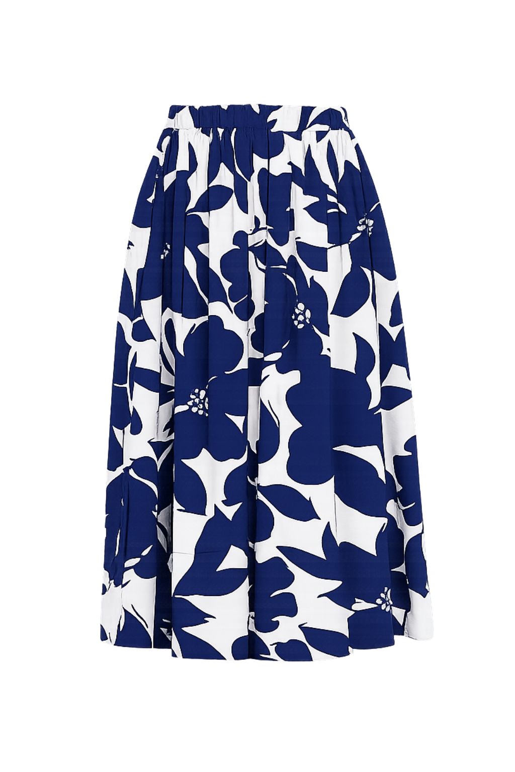Olive and Bette's - Blue and White Floral Skirt