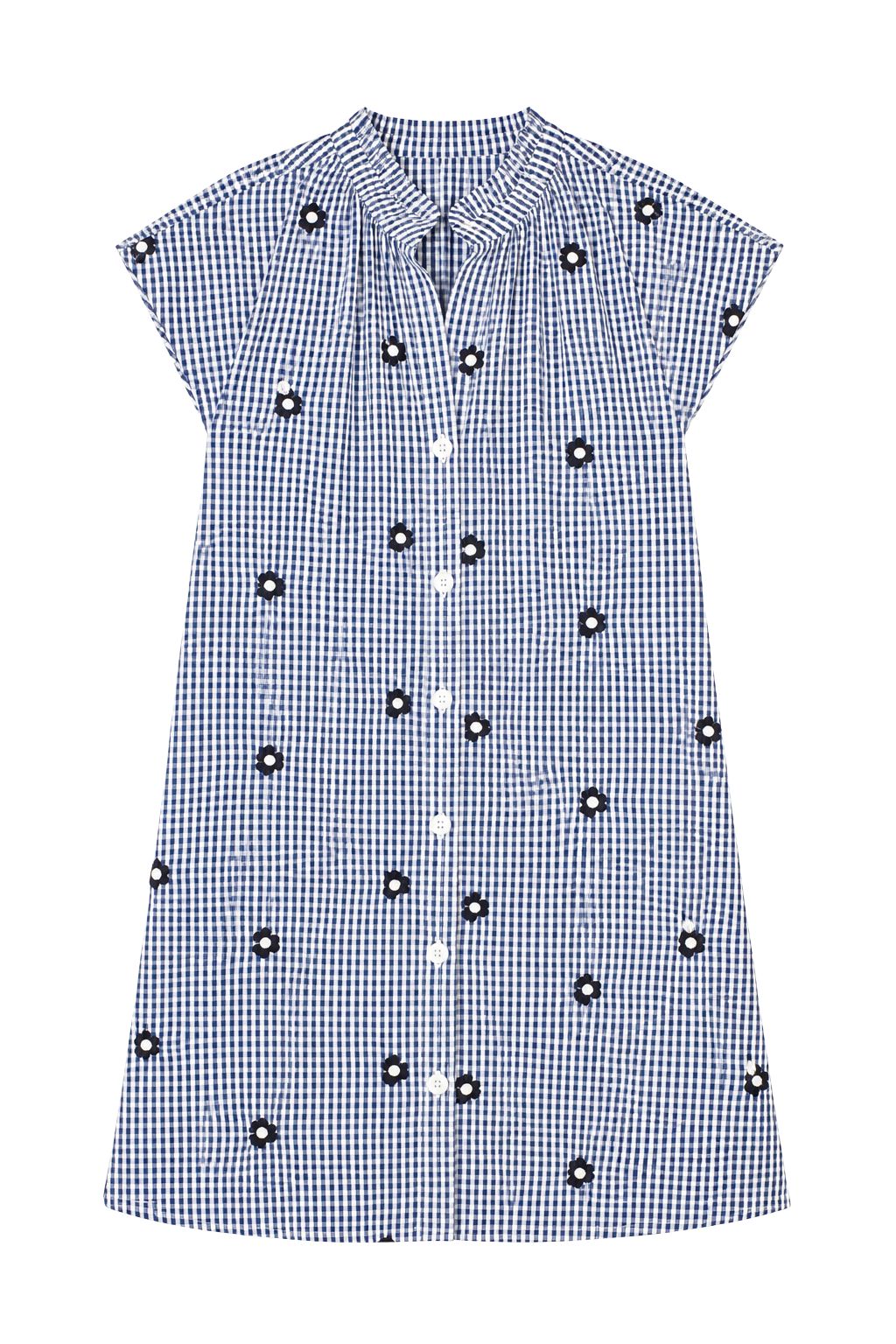 Olive and Bette's - Short Sleeve Gingham Mini Dress