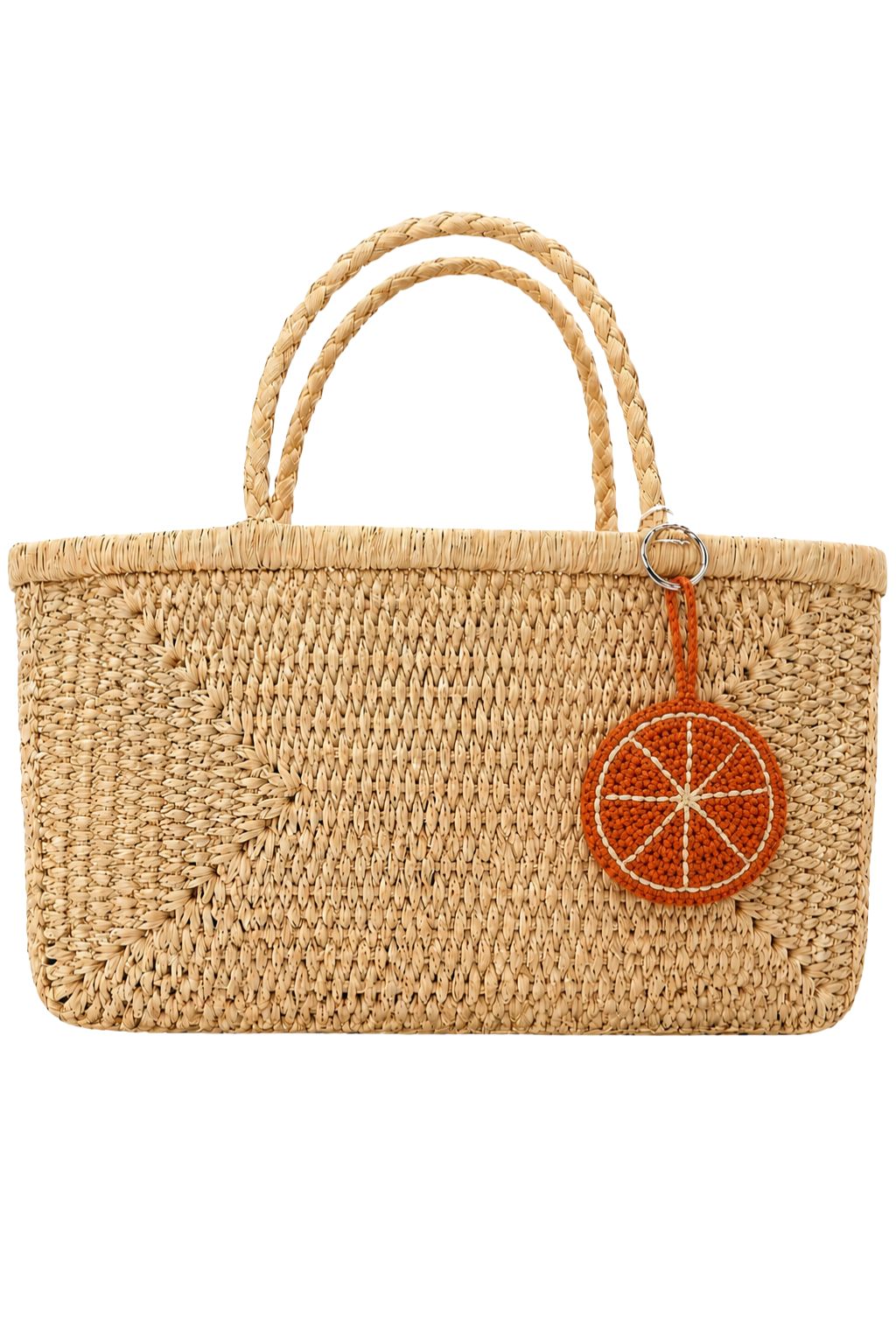 Zanatany Concepts - Raffia Tote With Charm