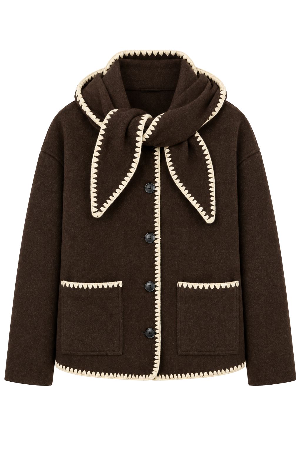 Olive and Bette's - Whipstitch Scarf Jacket