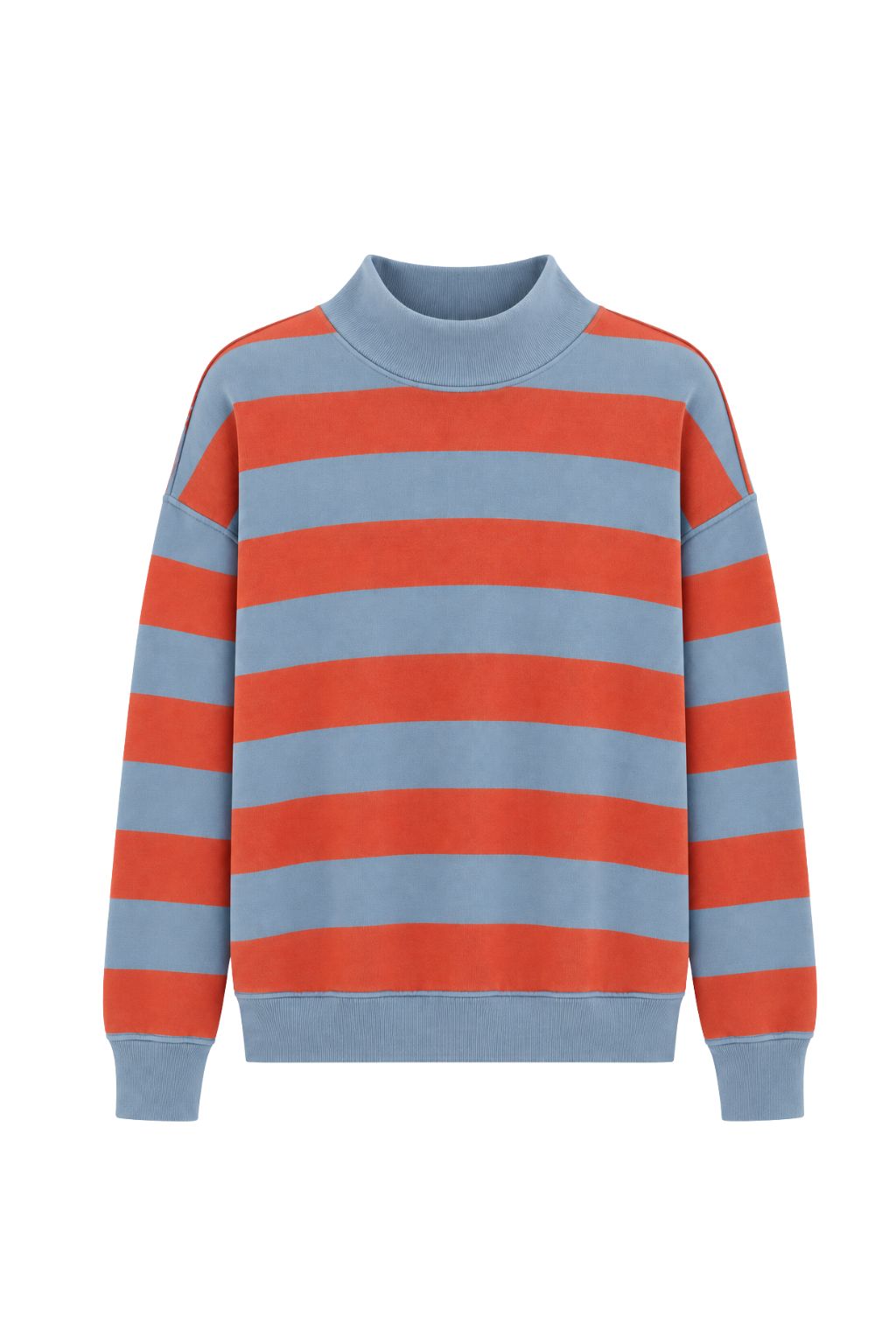 Road G - Rugby Striped Sweatshirt - Red/Blue