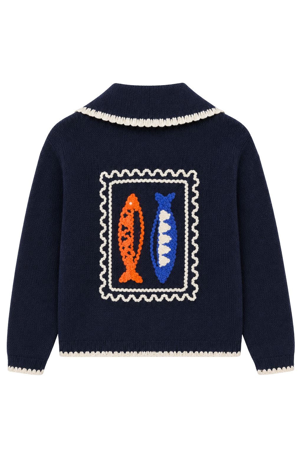 Olive and Bette's - Fisherman Postcard Cardigan