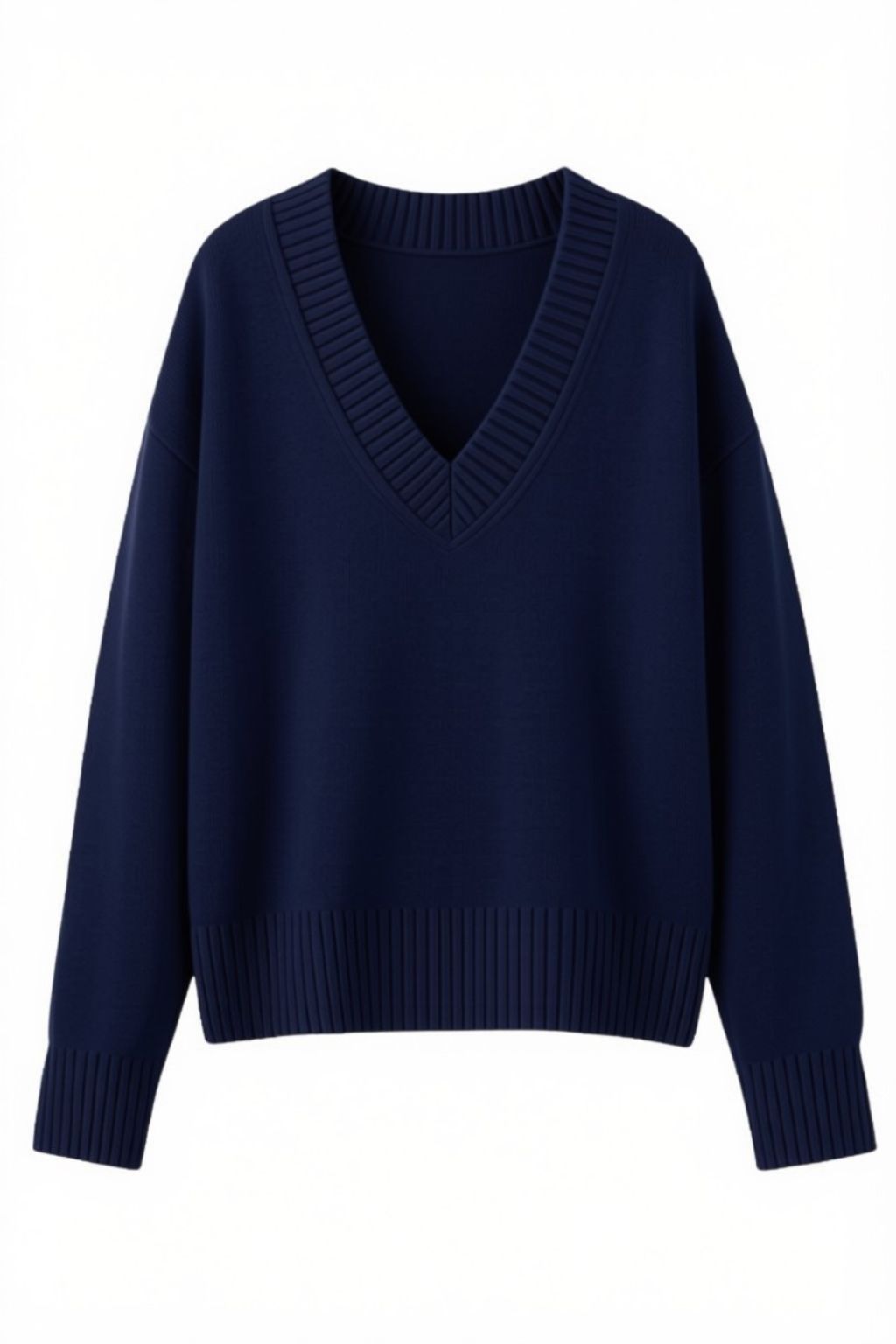 Road G - Cashmere Oversized Boyfriend V-Neck