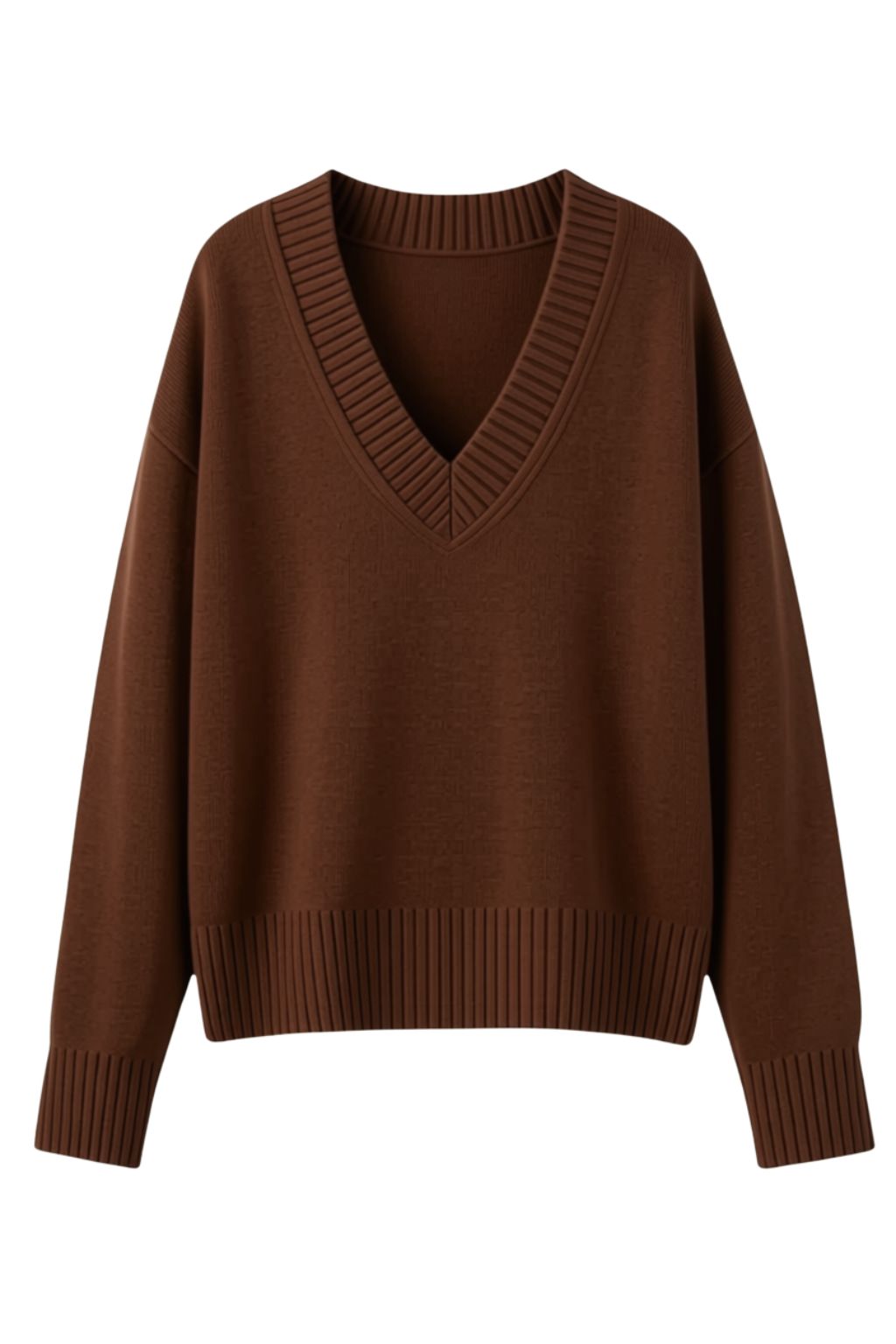 Road G - Cashmere Oversized Boyfriend V-Neck
