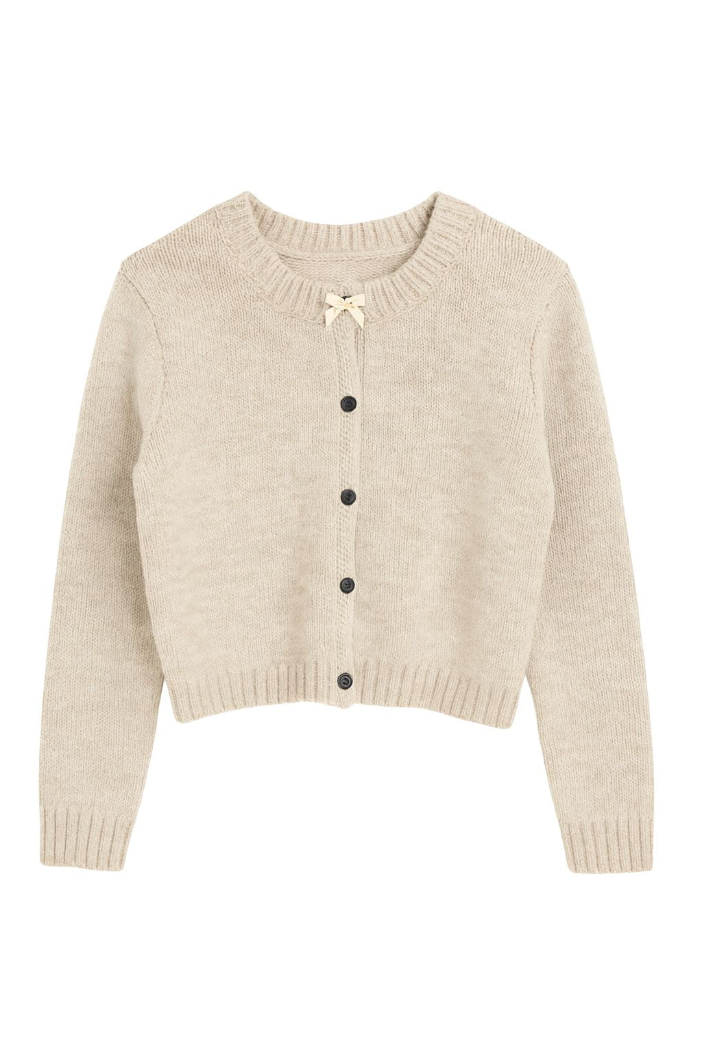Road G - Bow Cardigan - Oatmeal