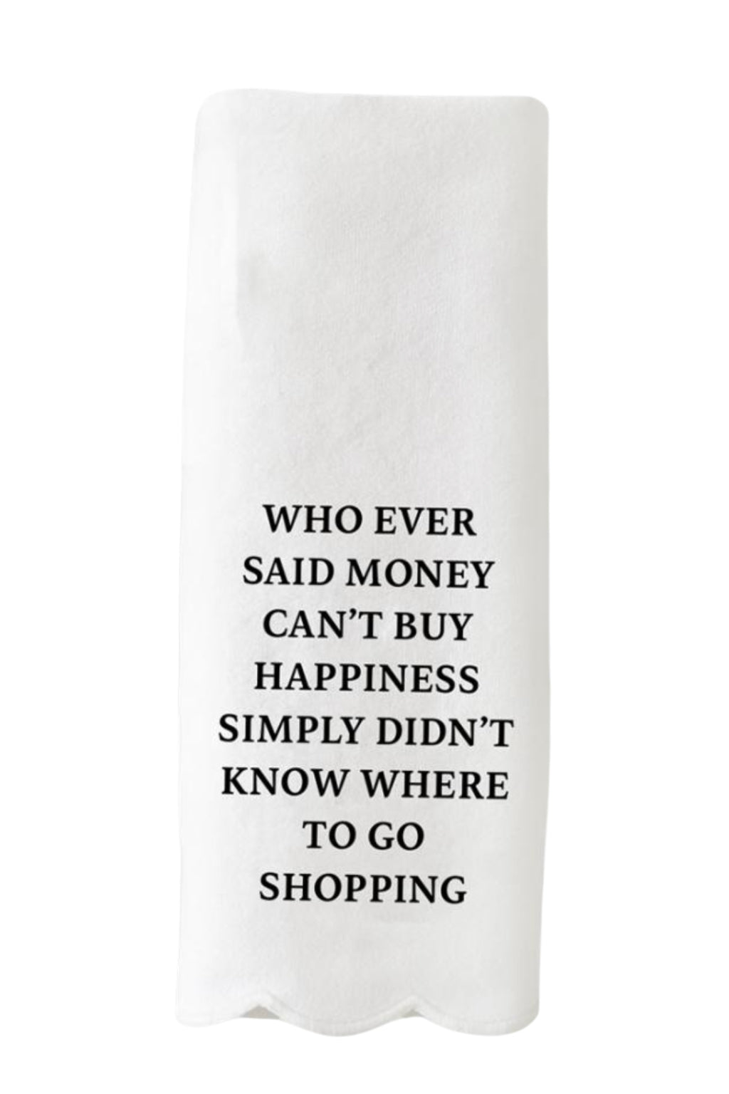 Toss Designs - Go Shopping Scalloped Guest Towel