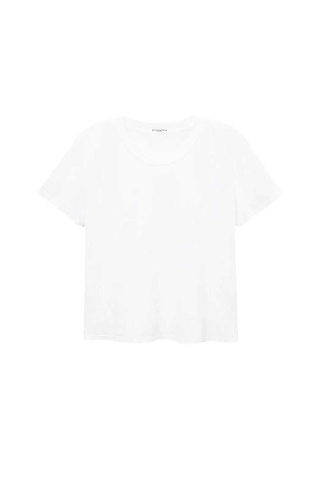Perfect White Tee - Harley Boxy Crew - White