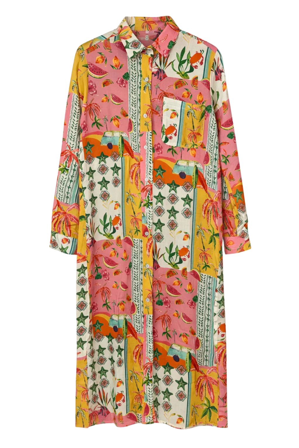Felicite - Boyfriend Maxi Dress - French Pink