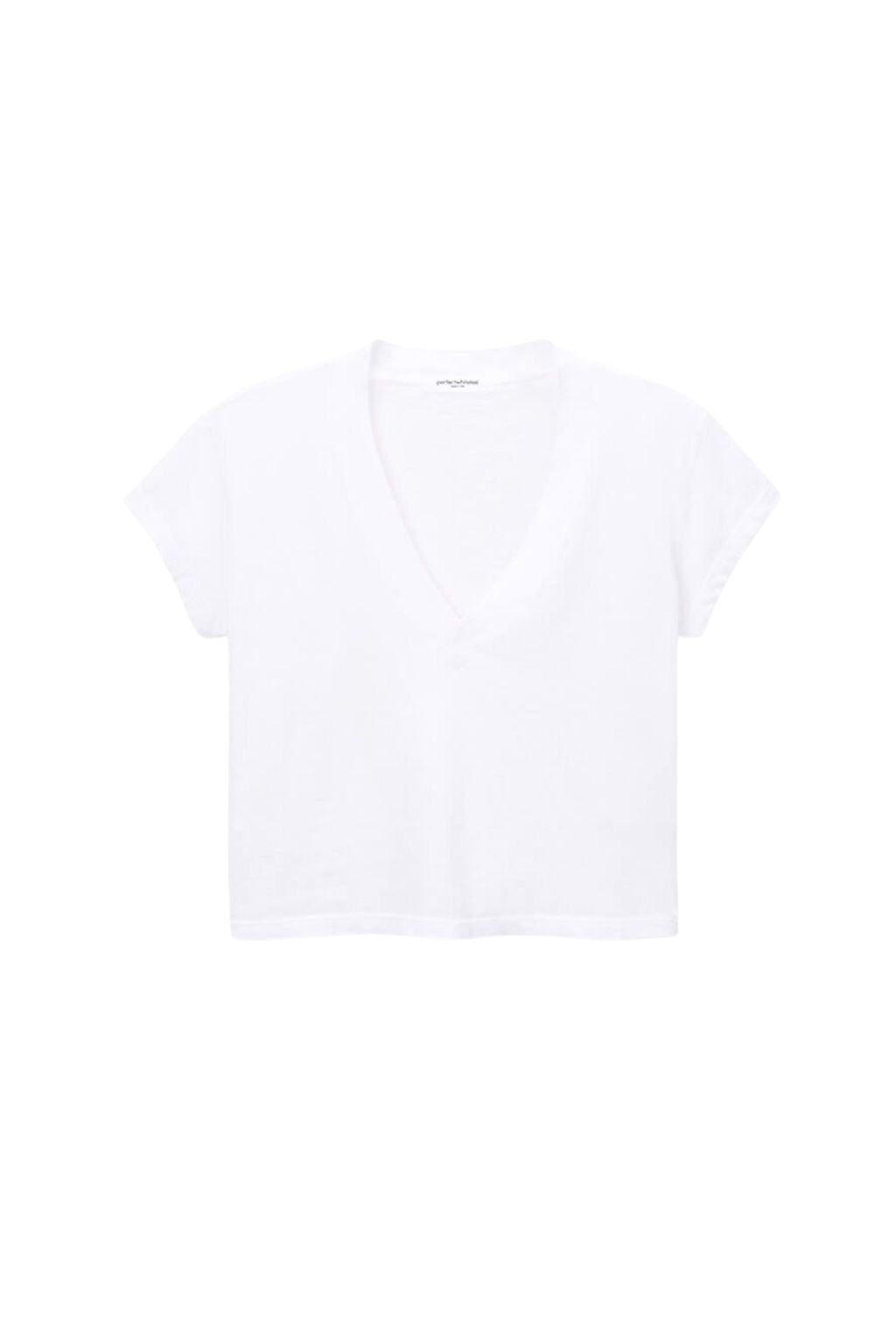 PERFECT WHITE TEE Vネック Tシャツ Perfect White Tee - Alanis V-neck — Olive & Bette's