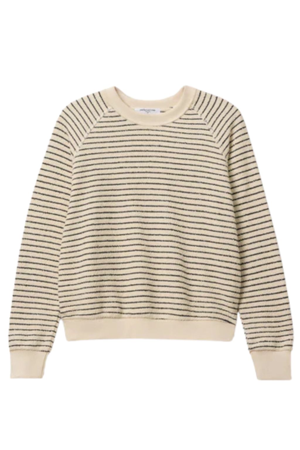 PerfectWhiteTee - Alexi Inside Out Sweatshirt - Natural/Charcoal