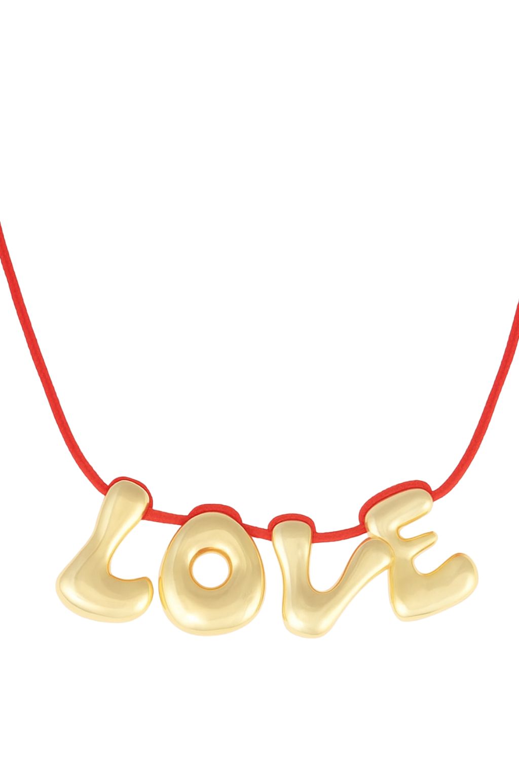 La Mome Bijoux - Gold Plated LOVE Necklace