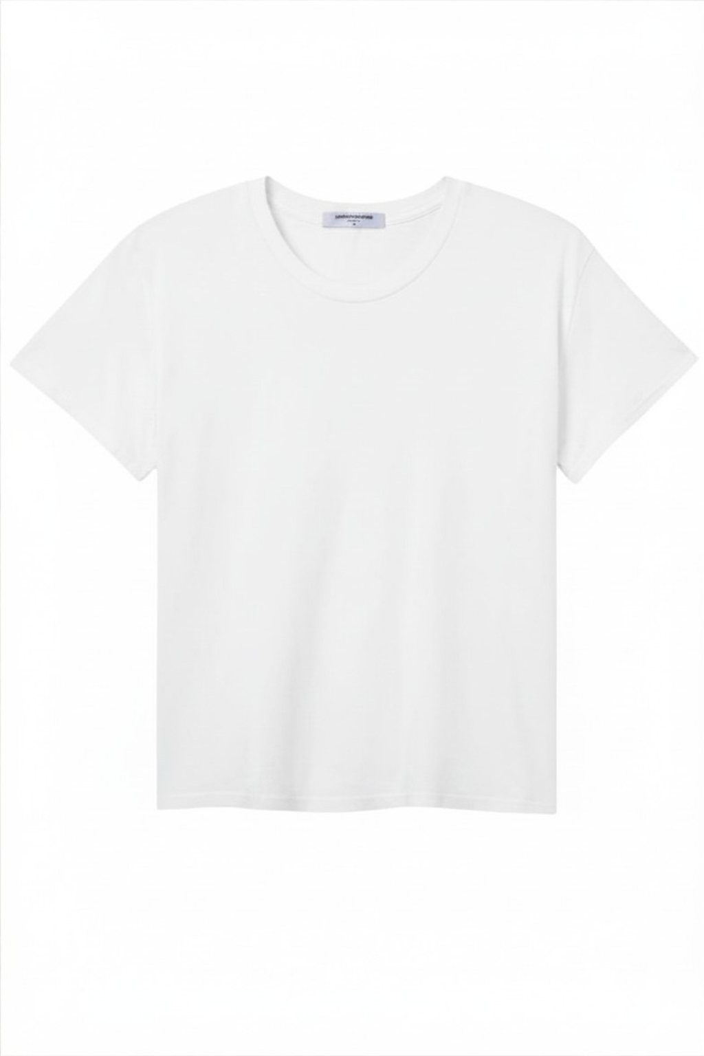 Perfect White Tee - Harley Boxy Crew - White