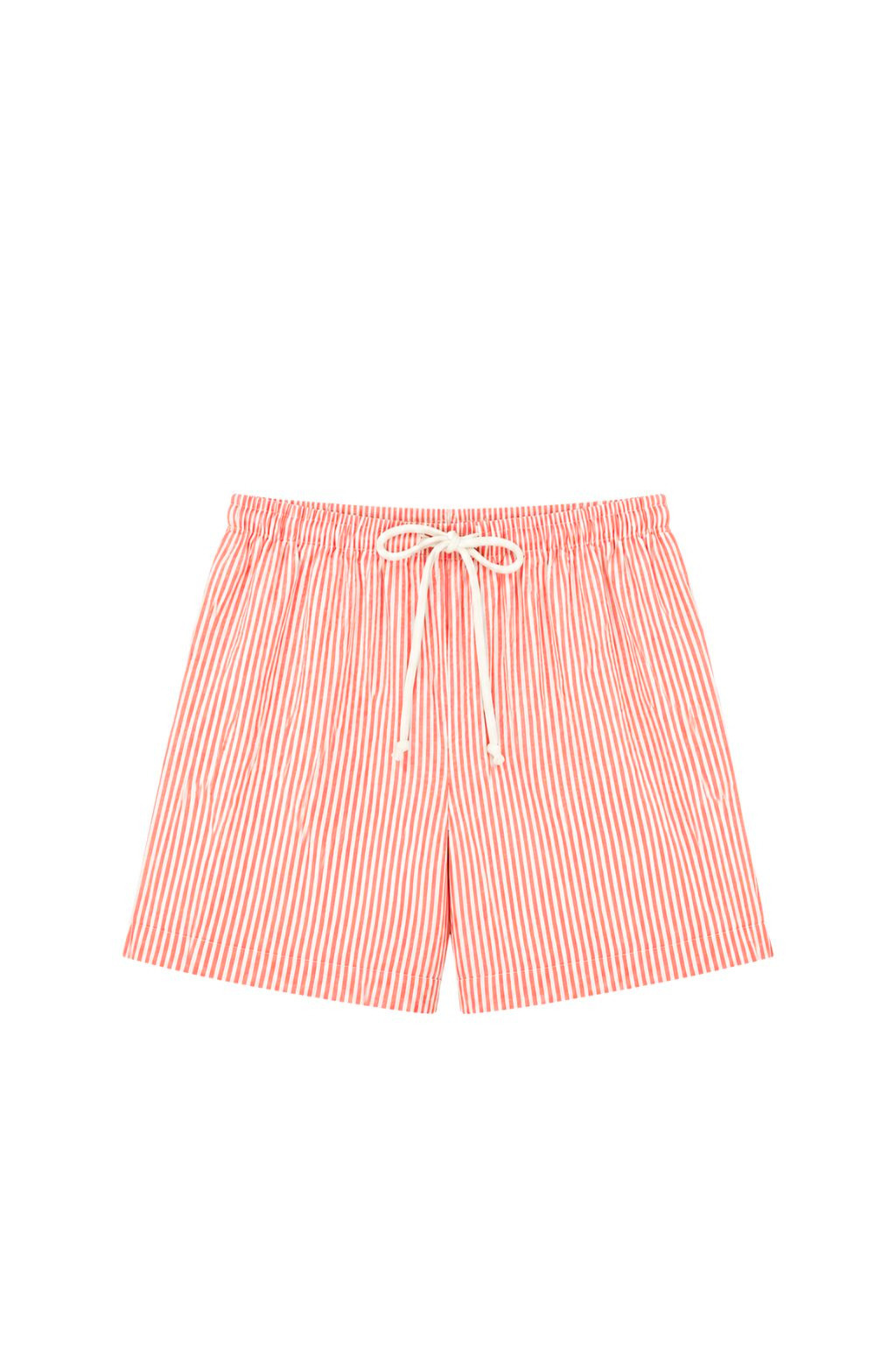 Road G - Casual Striped Drawstring Shorts