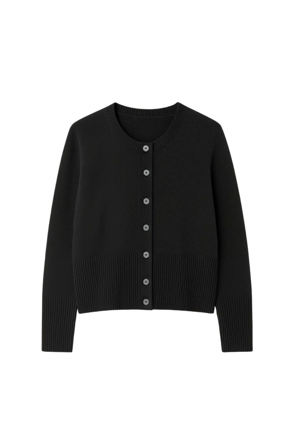 Autumn Cashmere - Hi Rib Cardigan W/ Slits