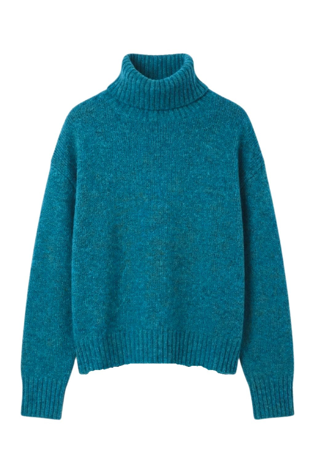 Hasson - Boxy Cashmere Turtleneck