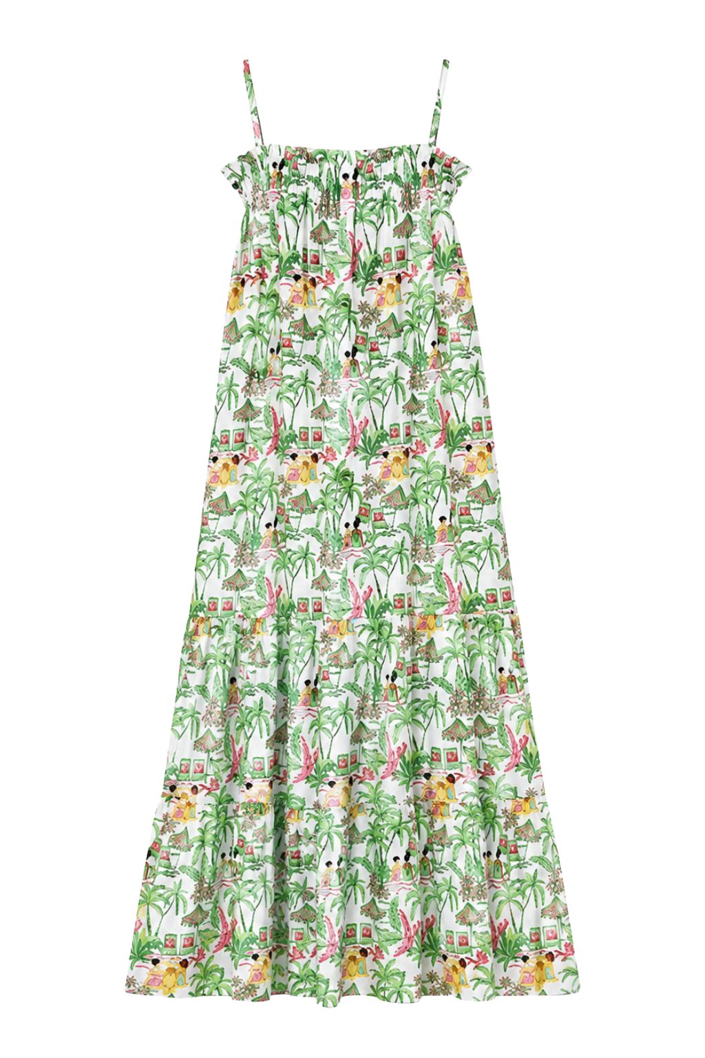 Olive and Bette's - Vacation Print Maxi Dress