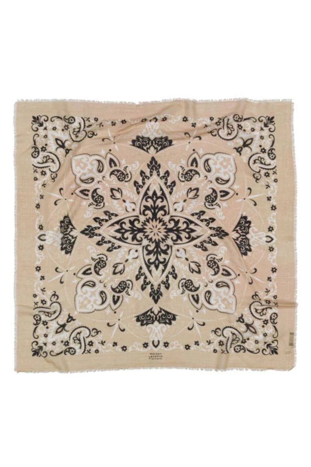 Maison Lecomte Flament - Beige Cash Scarf Bandana