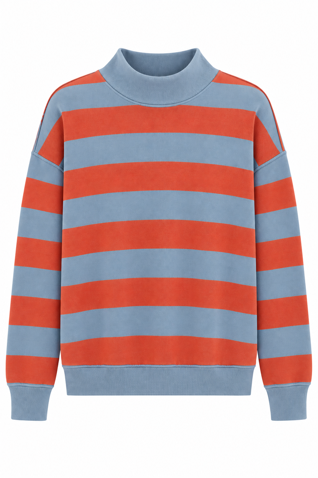 Road G - Rugby Striped Sweatshirt - Red/Blue