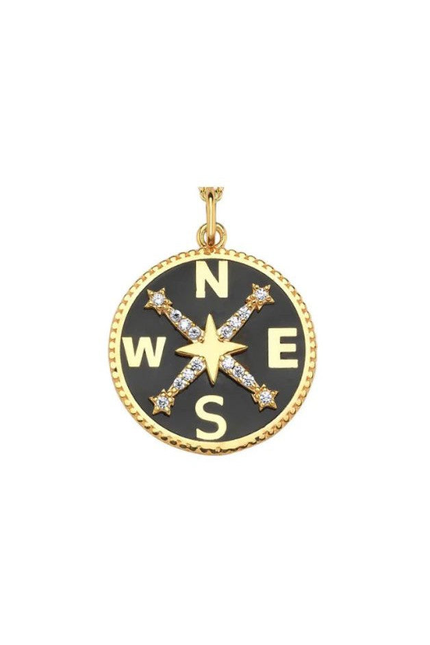 Maison Irem - Houston Necklace with Compass