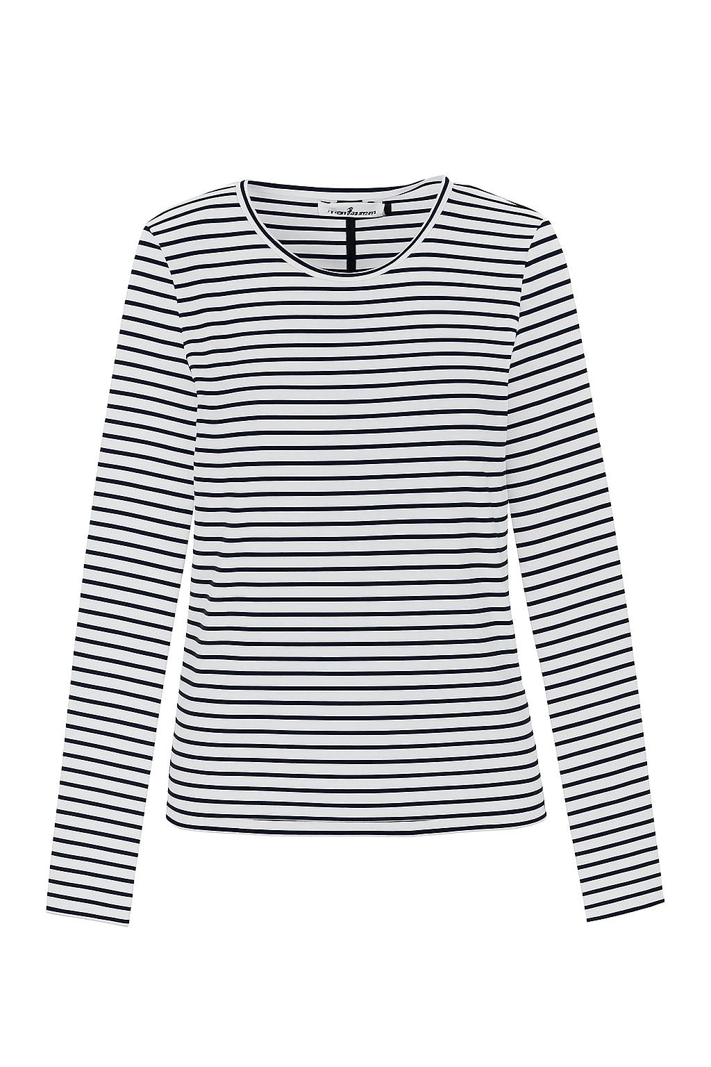 Catherine Gee - L/S Black and White Stripe Tee