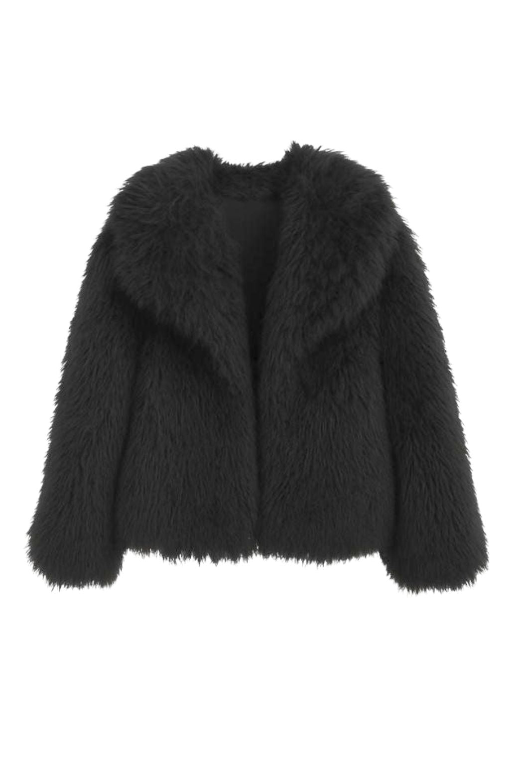 Olive and Bette's - Faux Mongolian Fur Jacket