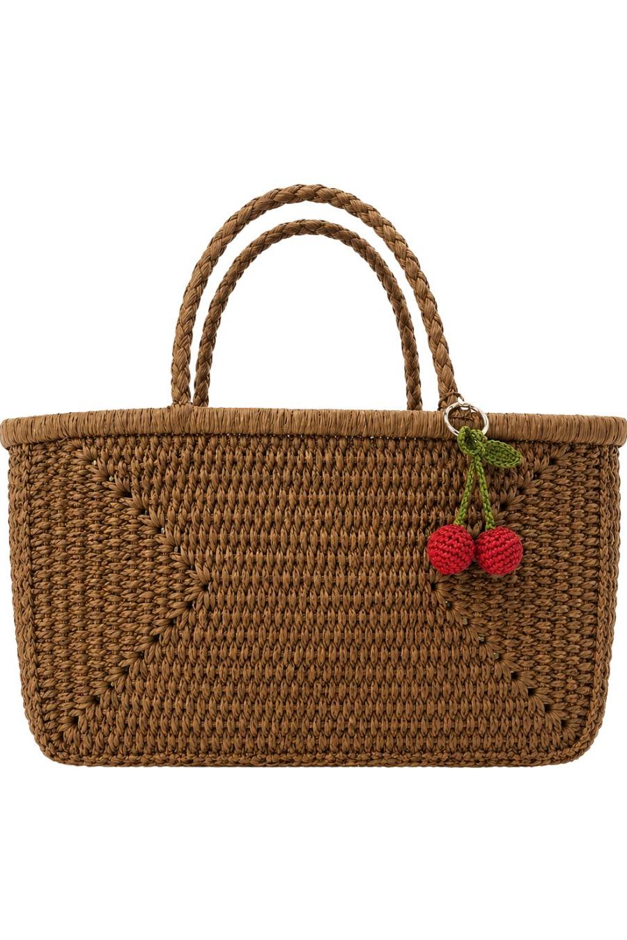 Zanatany Concepts - Raffia Tote With Charm