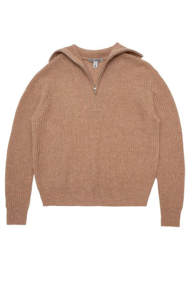 Autumn Cashmere - Shaker 1/2 Zip Mock