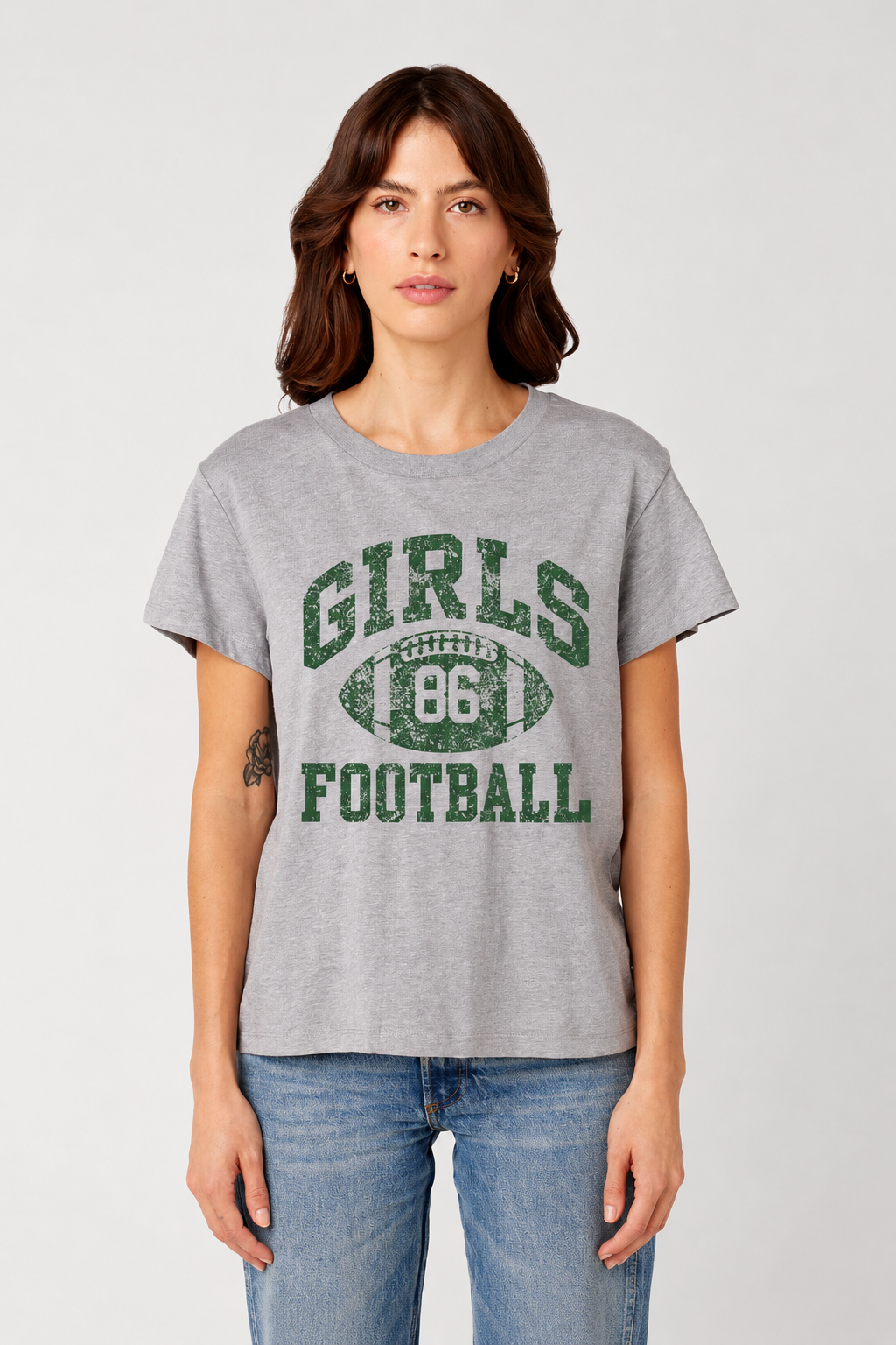 Olive and Bette's - Girls Football Tee