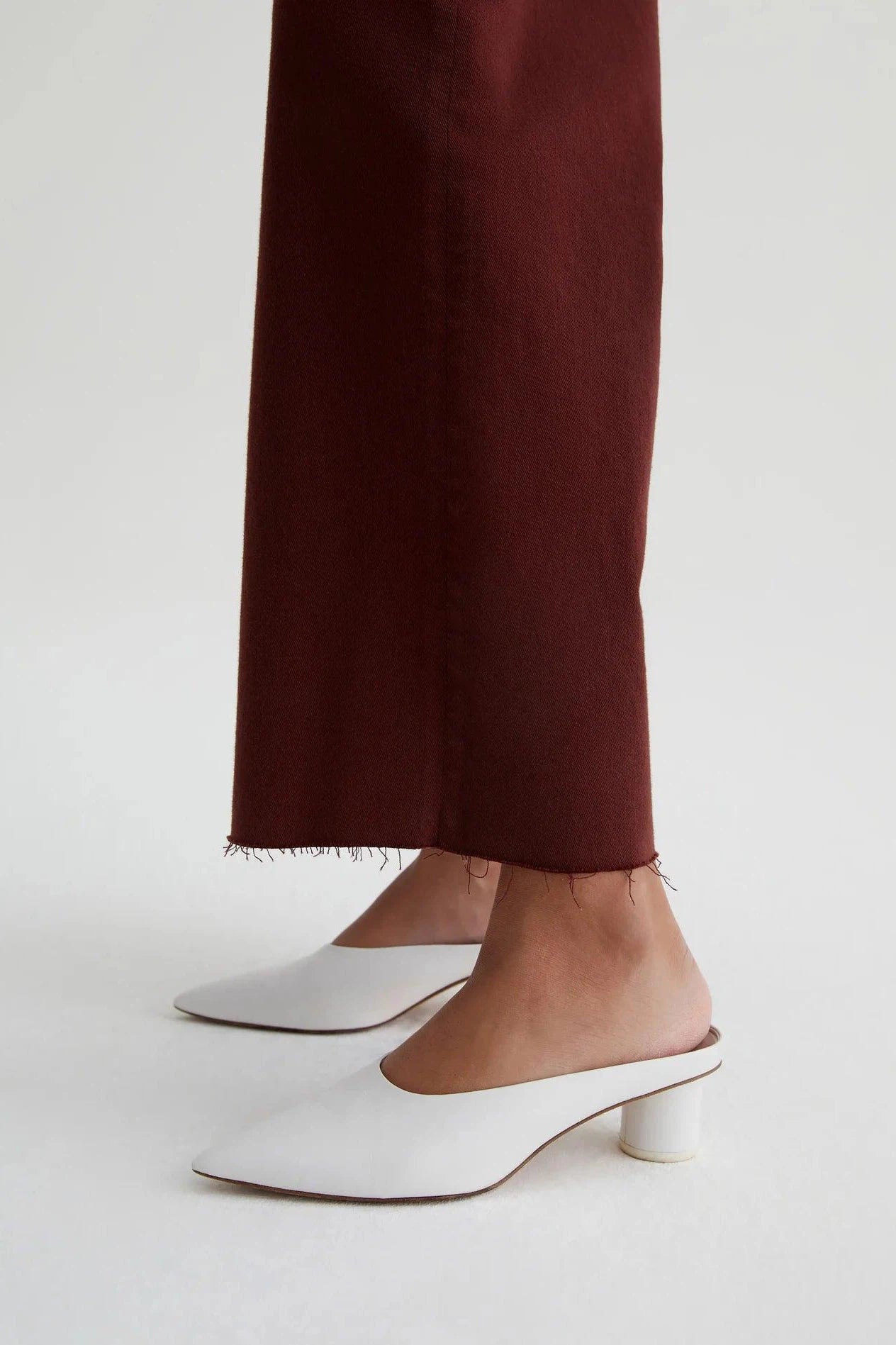 AG - Saige Wide Leg Crop - Dark Plum - Olive & Bette's