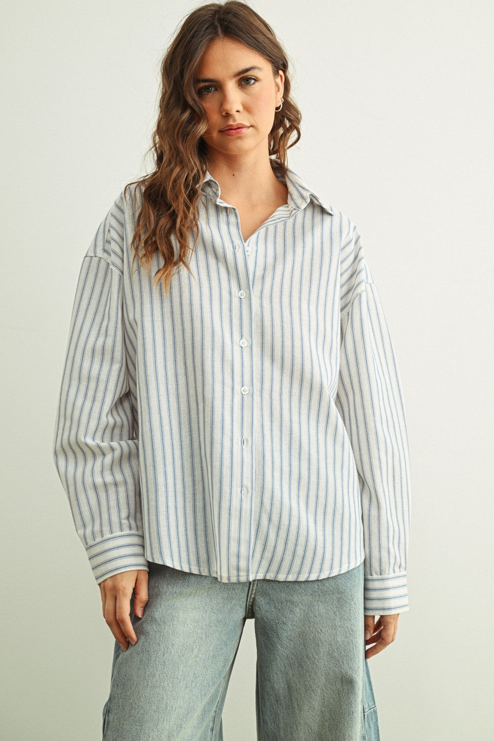 Road G - Striped Long Sleeve Shirt