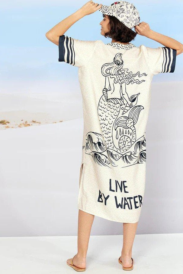 Me369 - Charlotte Shirt Dress - Mermaid