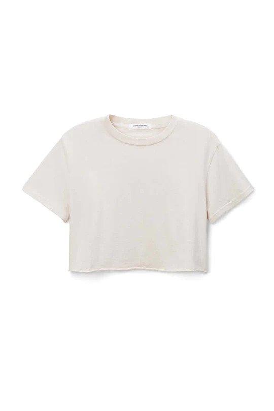 Perfect White Tee - Courtney Cropped Tee