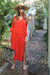 Felicite - Boyfriend Maxi Dress - Cherry - Olive & Bette's