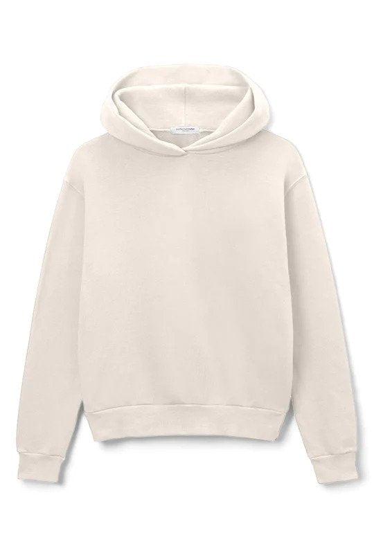 Perfect White Tee- Heart Pullover Hoodie