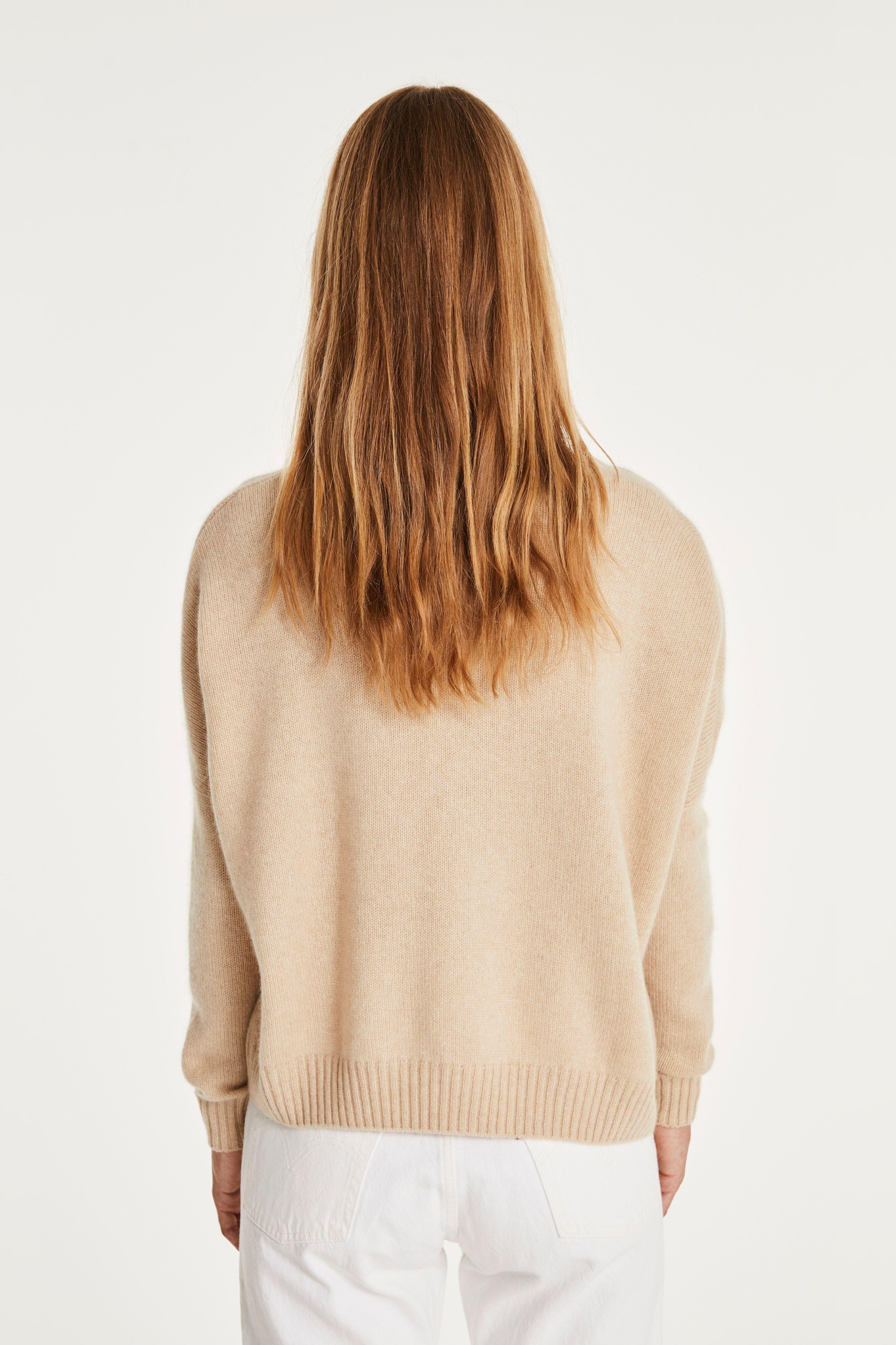 Kujten Cashmere - Amelie Oversized Crew - Olive & Bette's