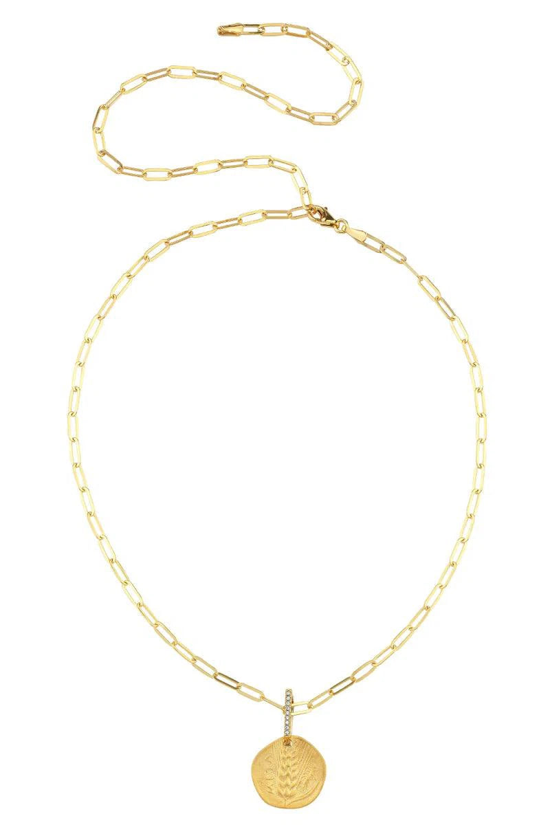 Maison Irem - Wheat Coin Necklace - Olive & Bette's