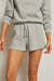 Perfect White Tee - Bonham Military Thermal Quilted Shorts - Olive & Bette's