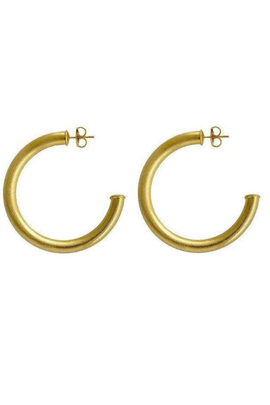 Sheila Fajl - Small Arlene Hoop Earrings - 18K Gold Plated - Olive & Bette's