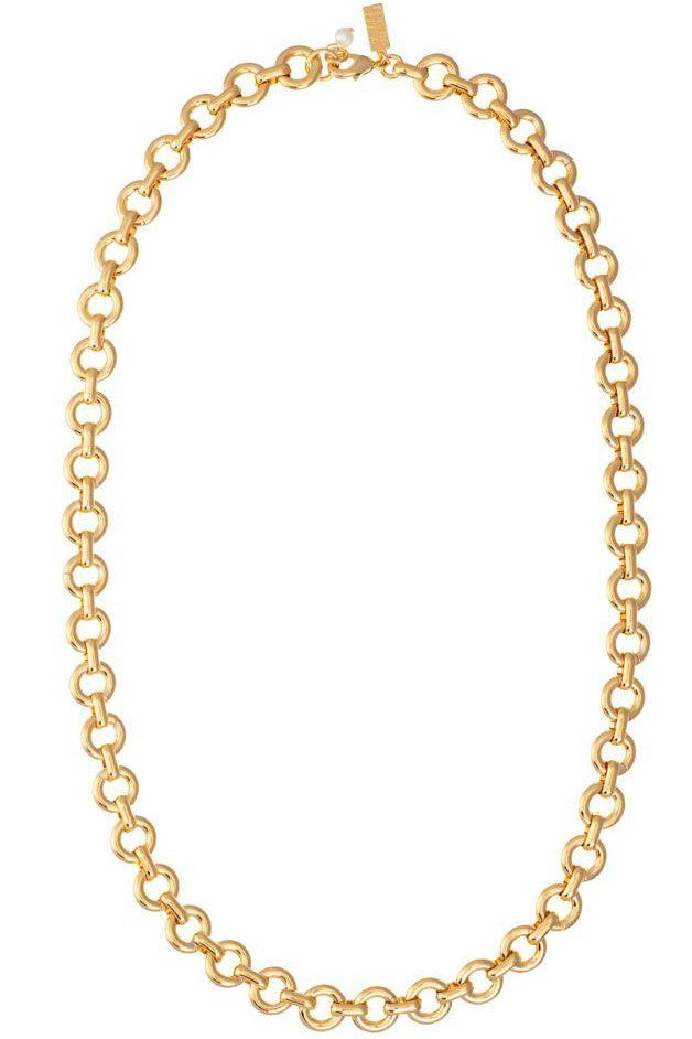 Talis Chains - Chubby Link Necklace Gold - 40cm - Olive & Bette's