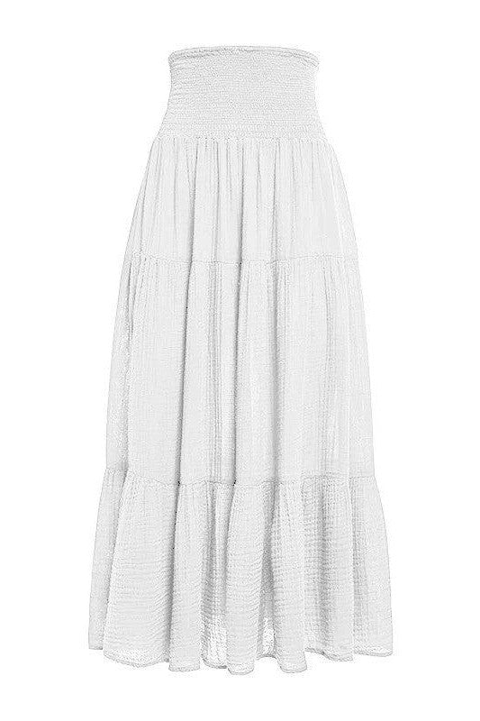 Felicite - Smocked Maxi Skirt