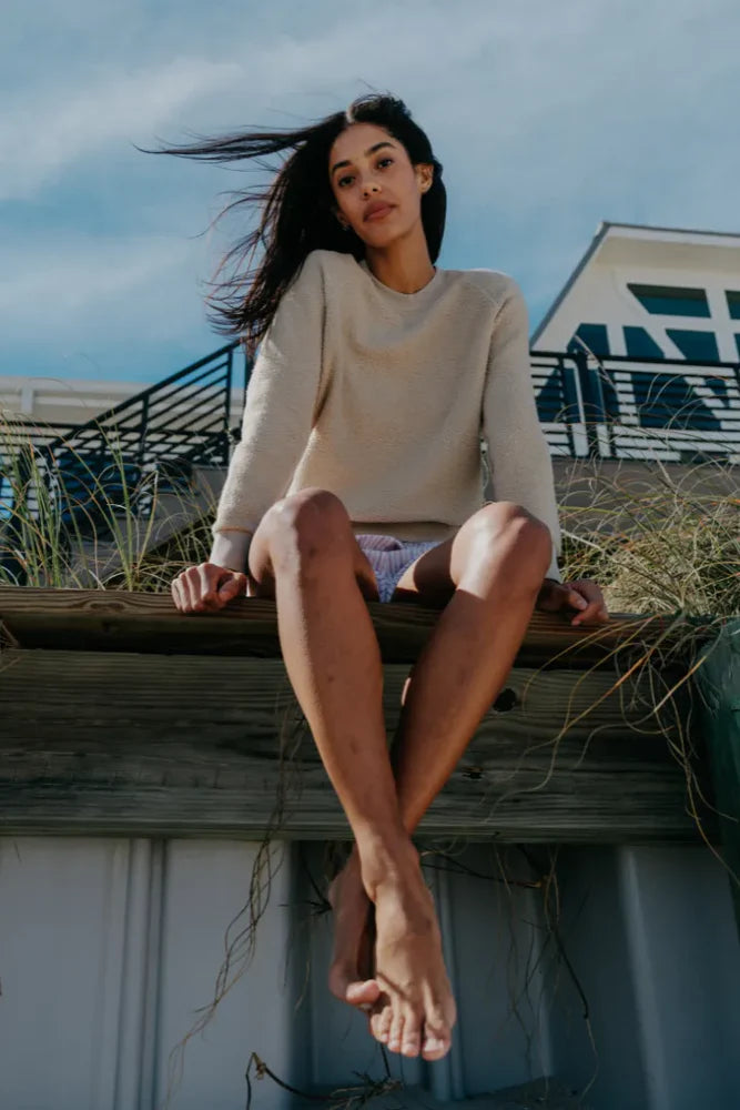 Perfect White Tee - Ziggy Inside Out Sweatshirt